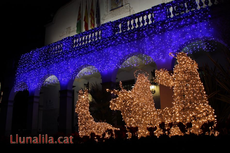 Pessebre i Ajuntament a Cerdanyola