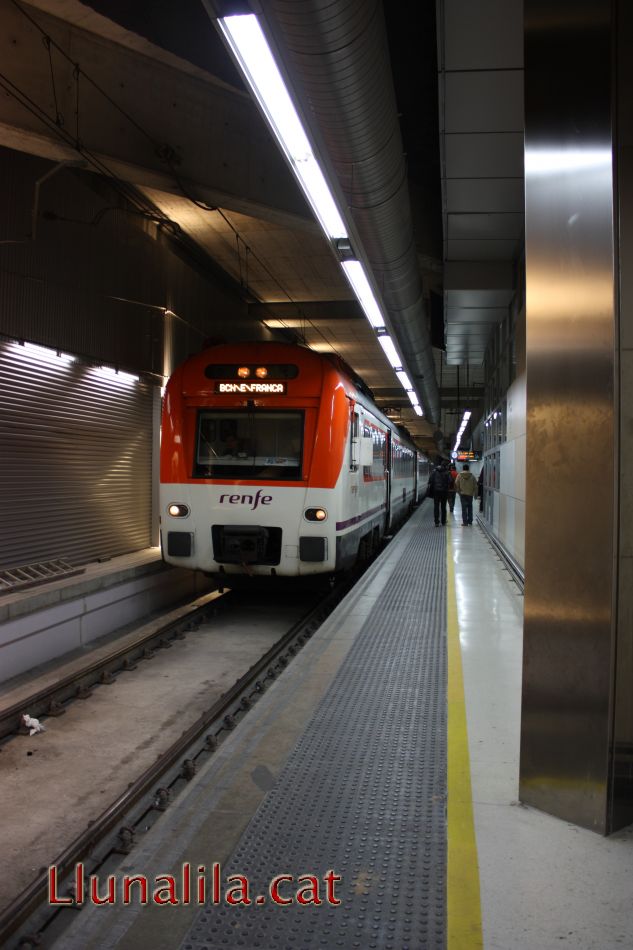 Estació de Sants Tren direcció Estació de França