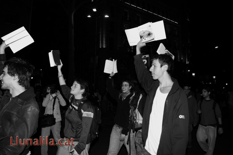 Estudiants contra el Pla Bolonya