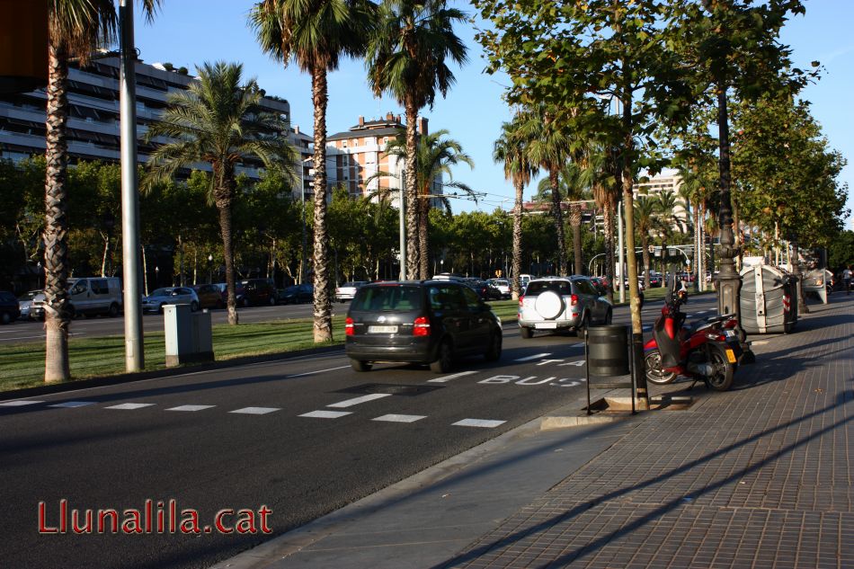 La circulació per la Diagonal