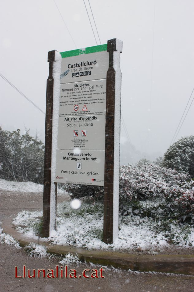 Àrea de Lleure Castellciuró cartell