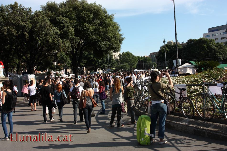 Plaça Catalunya AcampadaBCN