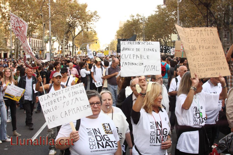 Tres pancartes, una lluita