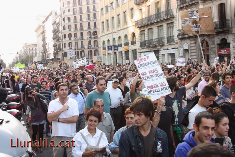 Una mateixa lluita milers de persones