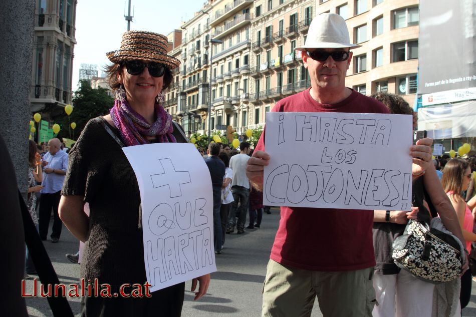 Más que harta, Hasta los Cojones #12M15M