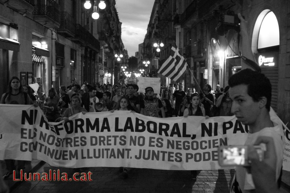 Ni reforma laboral ni pacte social 10J