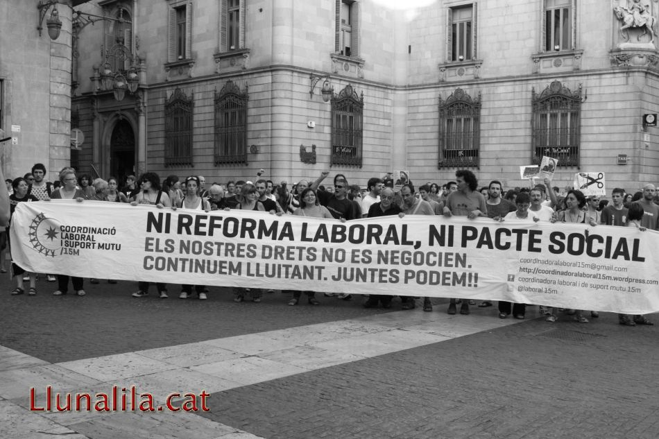 Suport a la marxa negre dels miners 11J