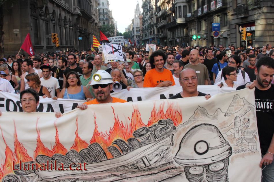 Suport a la lluita minera 11J