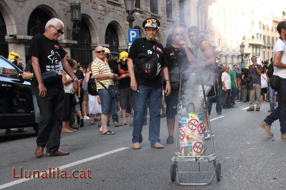 Guàrdia Urbana en lluita 19J