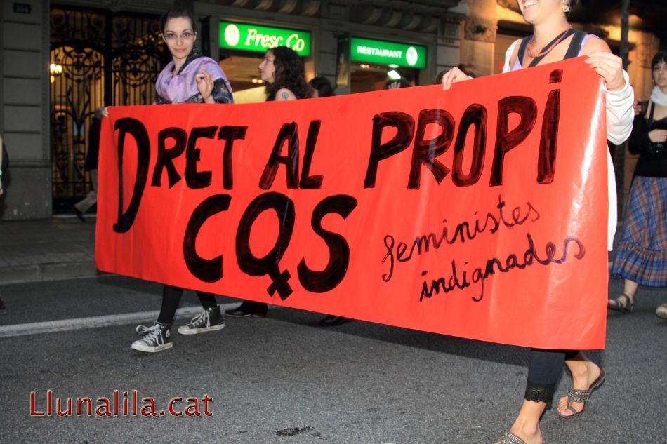 Dret al propi cos, feministes indignades 28S