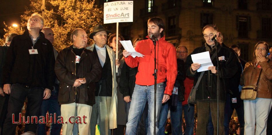 Lectura manifest 14N Barcelona