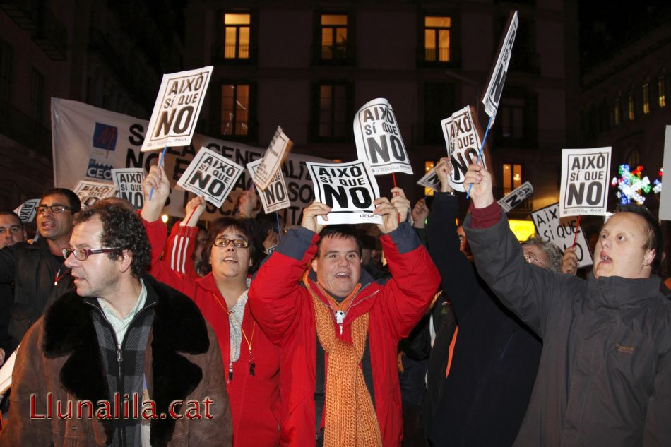 Contra les retallades socials 3D