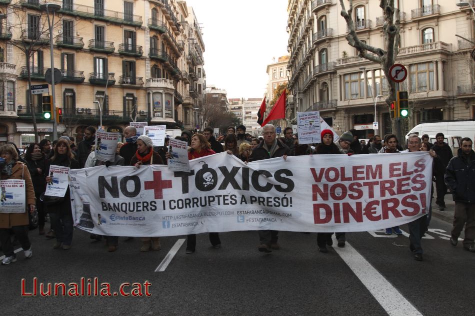 No més tòxics Volem els nostres diners 23F