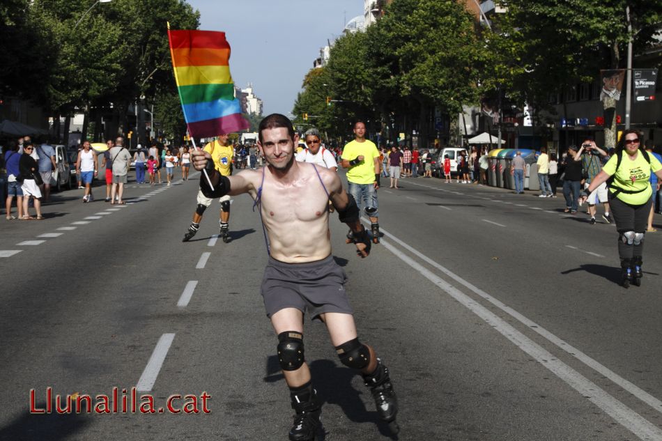 L'Orgull sobre rodes PrideBCN13