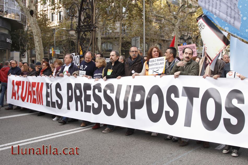 Aturem els pressupostos antisocials 24N