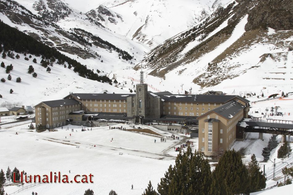 La Vall de Núria nevada