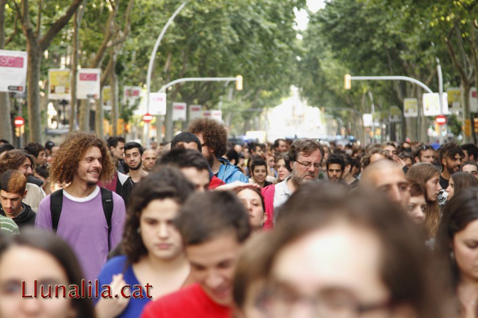 La solidaritat amb Can Vies recorre Barcelona