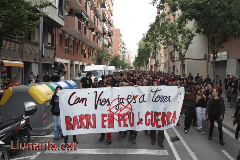 Can Vies ja és a terra Barri en peu de guerra