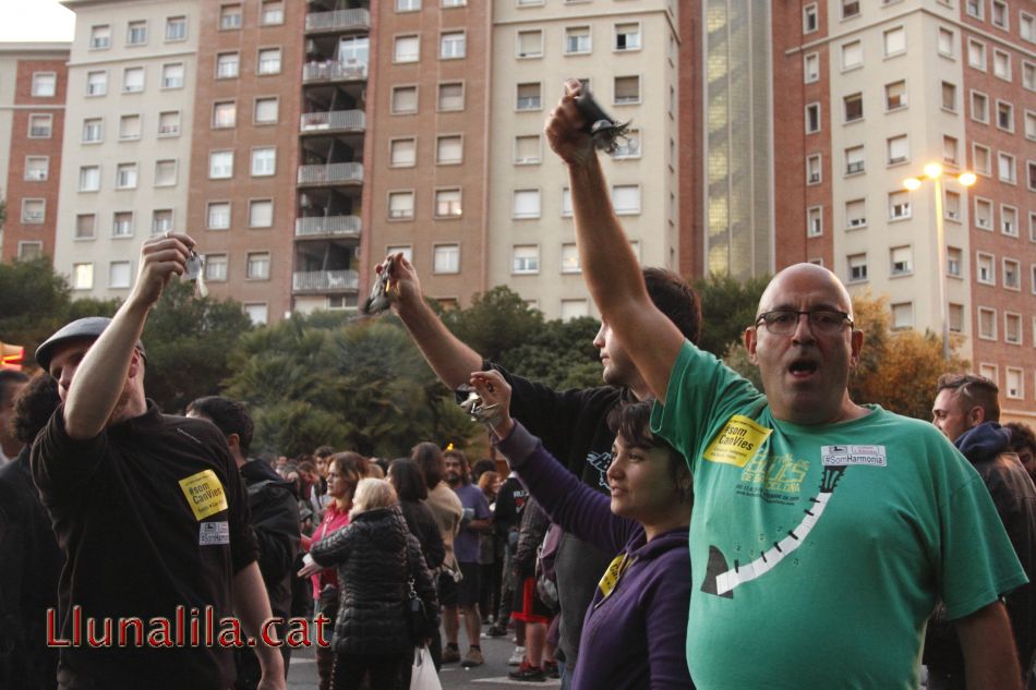 Soroll contra l’enderrocament de Can Vies