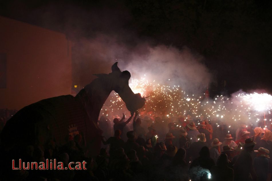 Festa i correfoc amb el Camell a Molins de Rei