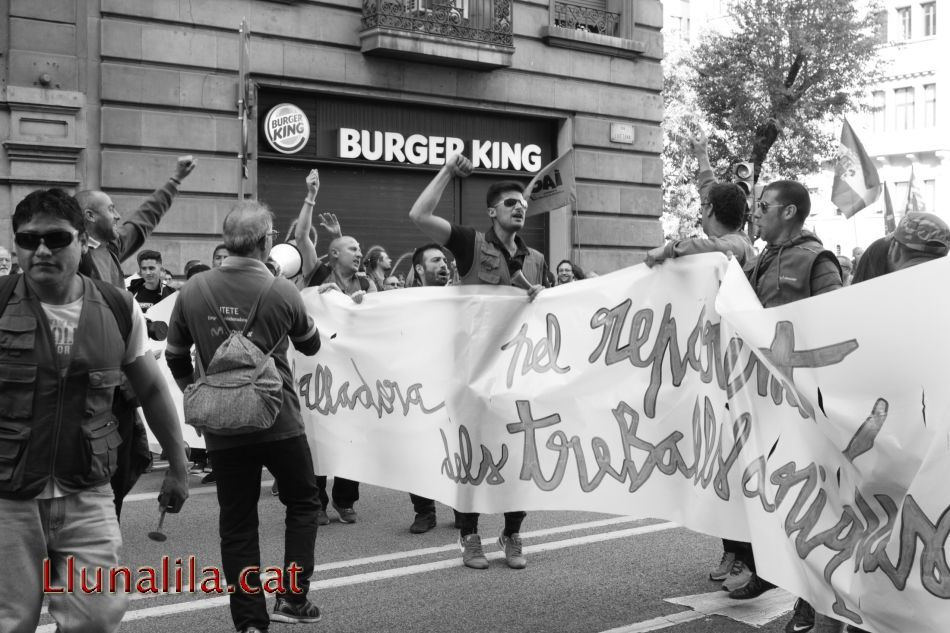 Salts, energia, convicció per continuar la protesta ResistenciaMovistar 1Maig