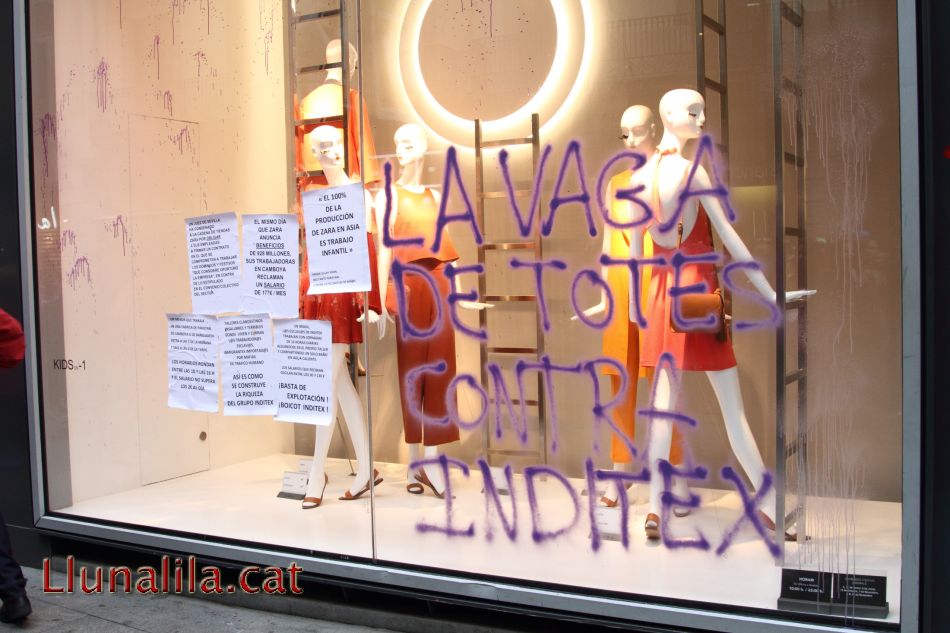 La vaga de totes contra Inditex