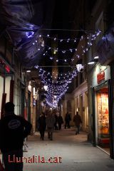 Carrer Petrixol i l'Església del Pi