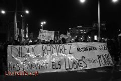 Manifestació contra el pla Bolonya