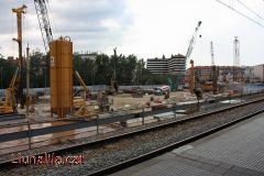 Construcció de la nova estació de Girona