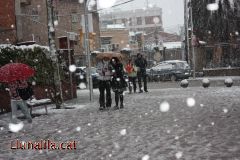 Caminant sota la neu