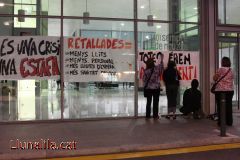 Pancartes a l'Hospital de St. Pau