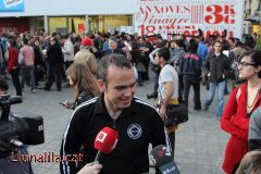 Prèvia manifestació en defensa de la Rimaia 