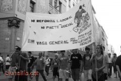 Ni reforma laboral ni pacte social 20J