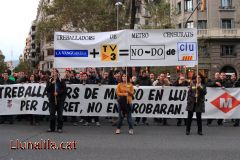 Treballadors de Metro censurats 14N