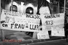 Pancartes a la Vaga General 14N