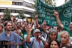 Contra la corrupció política, lemes i cassoles 18J