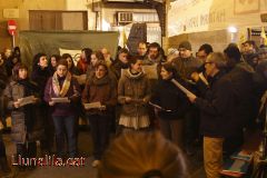 Protesta contra l`amenaça de desallotjament de l`Ateneu Popular la Sèquia