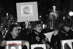 Protesta contra la nova Llei de l’avortament a Barcelona 20D