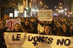 Protesta contra la nova Llei de l’avortament a Barcelona 20D