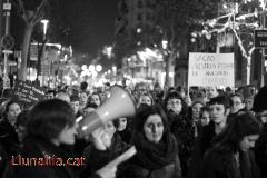 Protesta contra la nova Llei de l’avortament a Barcelona 20D