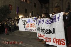 Protesta contra la nova Llei de l’avortament a Barcelona 20D