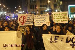 Protesta contra la nova Llei de l’avortament a Barcelona 20D