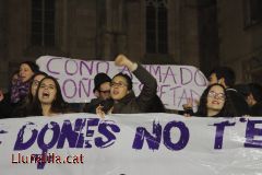 Crits contra la nova llei de l’avortament a Barcelona