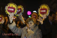 Protesta contra la nova Llei de l’avortament a Barcelona 20D