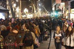 Recorrent Barcelona en defensa de la igualtat 8M