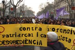 Contra l’ofensiva patriarcal i capitalista, desobediència feminista 8M