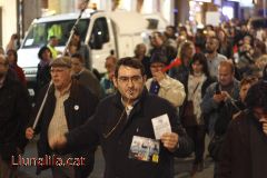 Protesta contra la pujada del preu del transport públic a Barcelona 15M