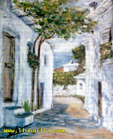 Carrer cases blanques