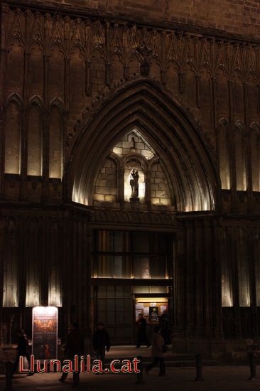 Entrada de l'Esgl�sia de Santa Maria del Pi