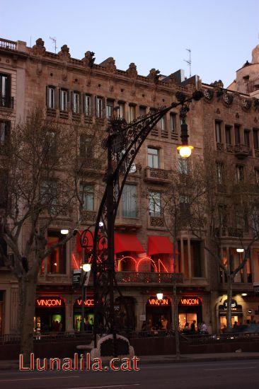 Les llums del Passeig de Gr�cia